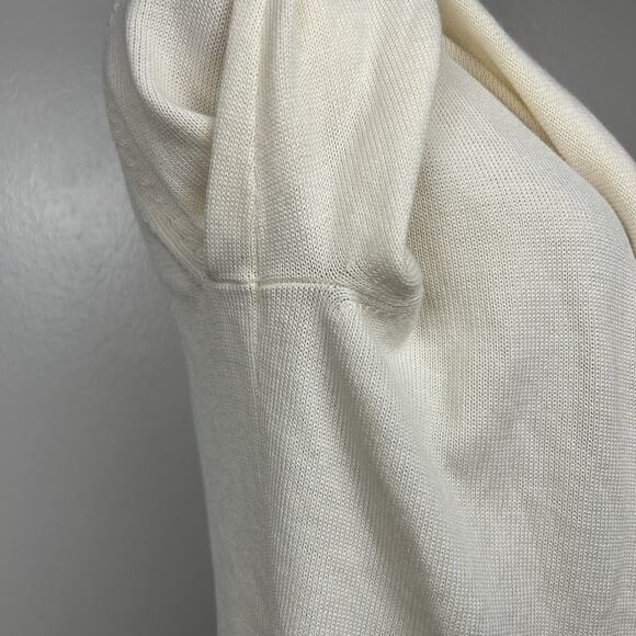 Eddie Bauer Women’s Open Front Waterfall Cardigan Size M Colorblock Wool Blend - Picture 5 of 12